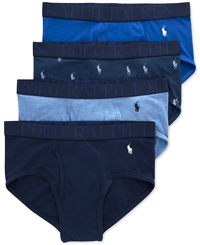 Polo Ralph Lauren Men's 4-Pack Classic Stretch Briefs