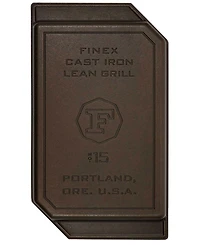 Lodge Cast Iron Finex 15.5" Lean Grill Pan Cookware