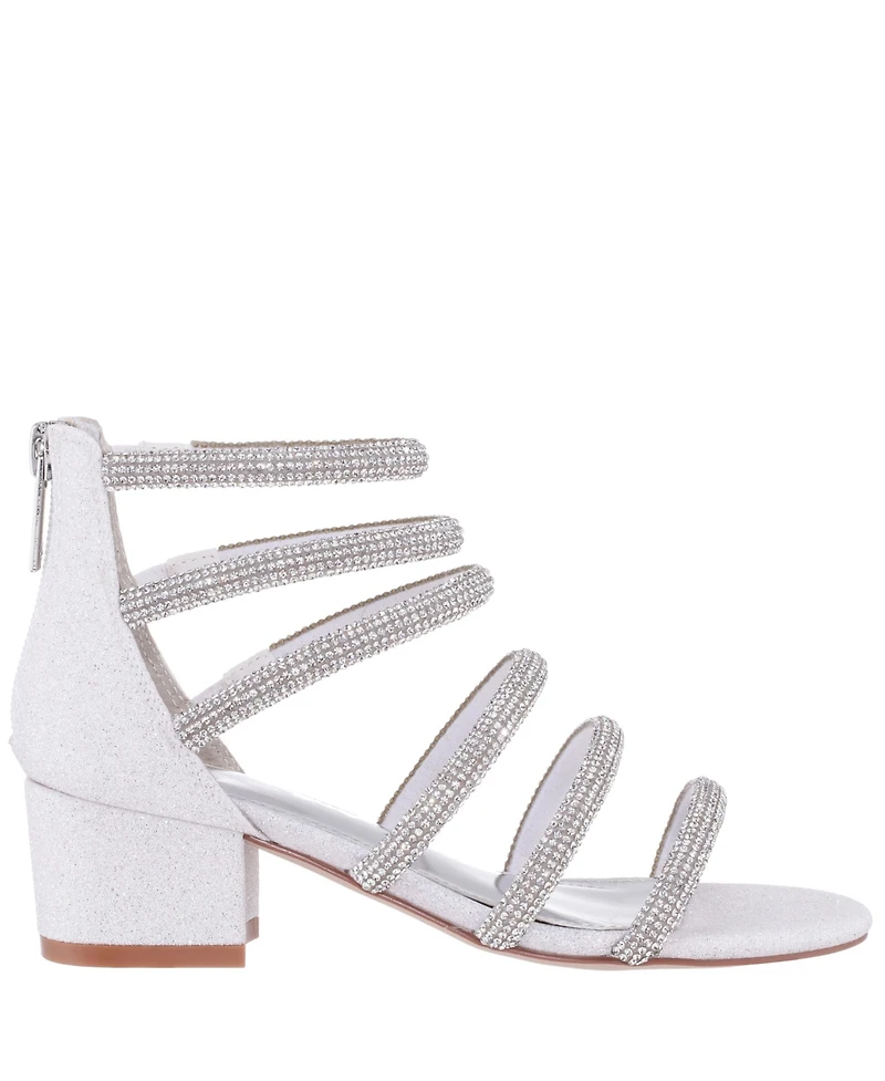 Nina Big Girls Sparklar Rhinestone Embellished Dress Sandal