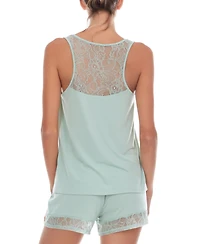 Flora by Flora Nikrooz Frances Knit Cami Tap Pajama Set