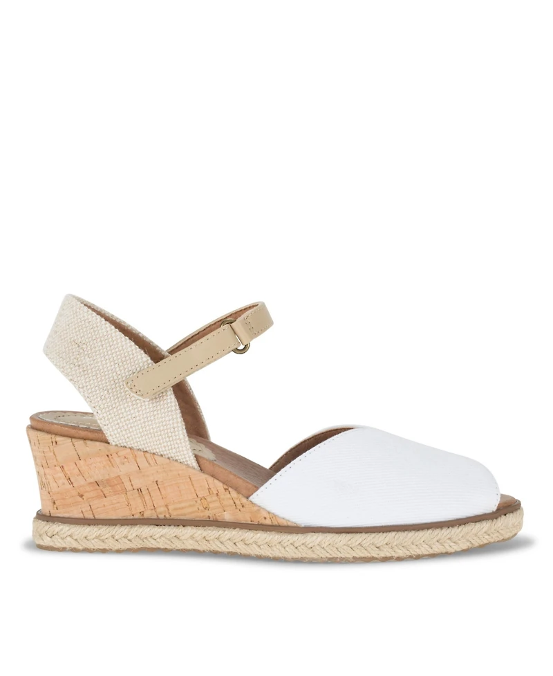 Baretraps Women's Odetta Peep Toe Espadrille Wedge Sandals