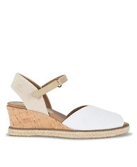 Baretraps Women's Odetta Peep Toe Espadrille Wedge Sandals