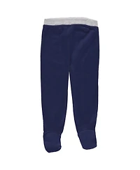 Newborn and Infant Boys Girls Navy, White Boston Red Sox Dream Team Bodysuit Hat Footed Pants Set