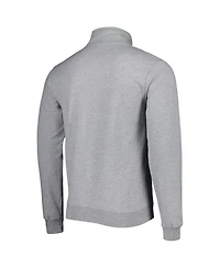 Men's Heather Gray Florida Gators Stack Essential Fleece Quarter-Zip Sweatshirt