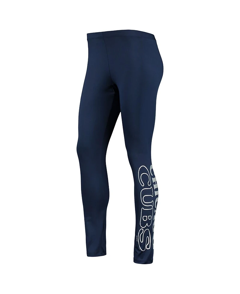 Women's G-iii 4Her by Carl Banks Navy Chicago Cubs Stadium Leggings