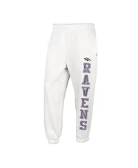 Women's '47 Brand Oatmeal Baltimore Ravens Harper Joggers