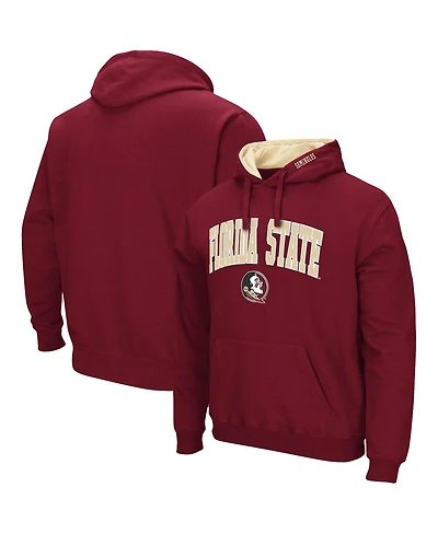 Colosseum Men's Florida State Seminoles Arch & Logo 3.0 Pullover Hoodie