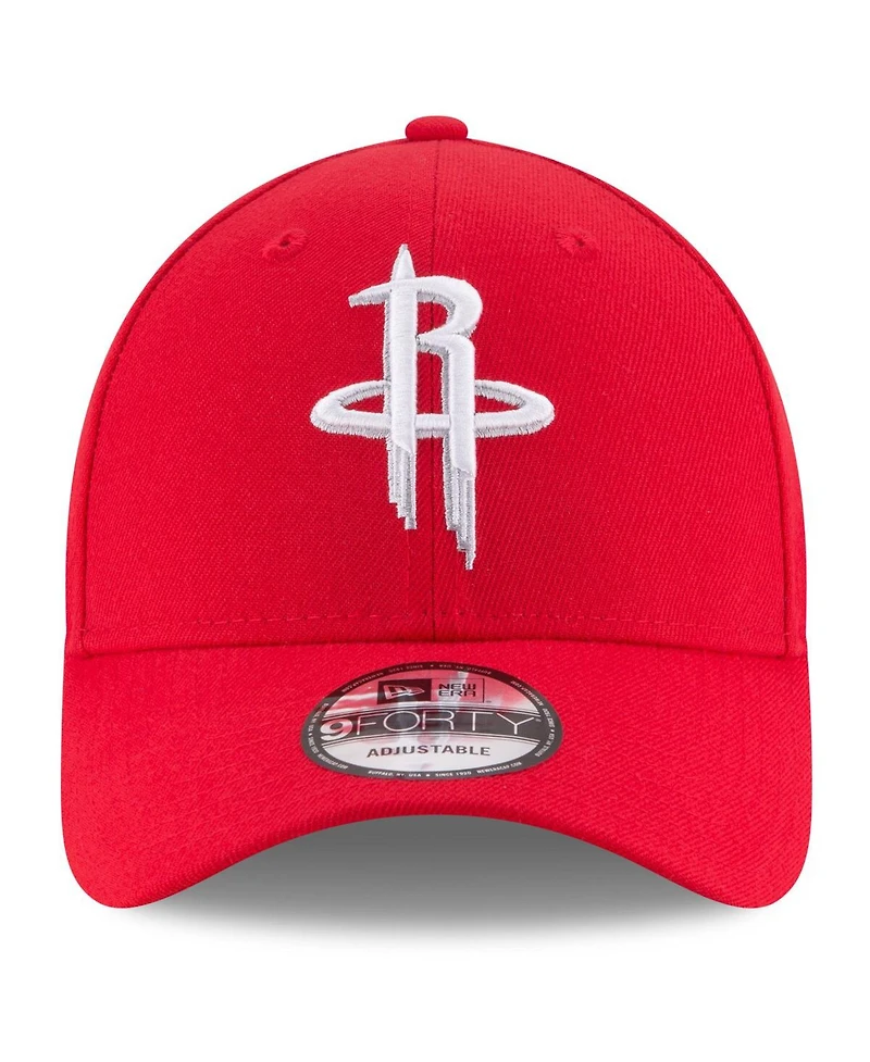 Men's New Era Red Houston Rockets Official Team Color 9FORTY Adjustable Hat