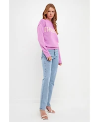 English Factory Women's Thursday Motif Sweater