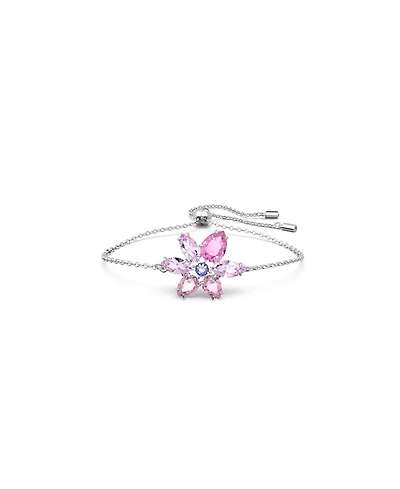 Swarovski Crystal Mixed Cuts Flower Gema Bracelet