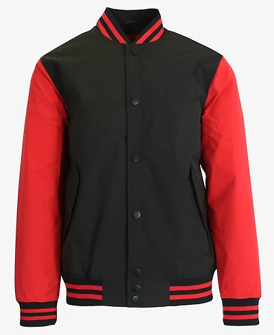 Spire By Galaxy Men's Lightweight Varsity Jacket