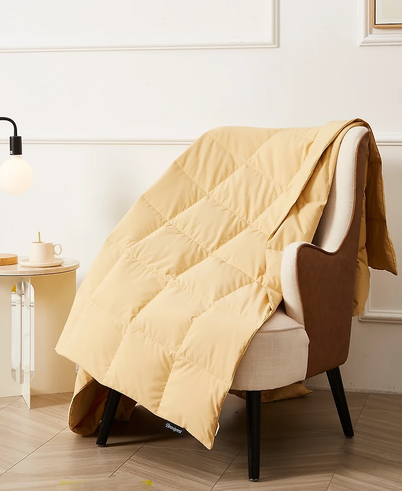 Royal Luxe Packable Down Throw with Storage Bag, 60" x 70", Exclusively at Macy's