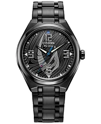 Citizen Eco-Drive Men's Star Wars Mandalorian Black Stainless Steel Bracelet Watch 42mm