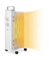 1500W Oil Filled Space Heater Electric Oil Radiant Heater