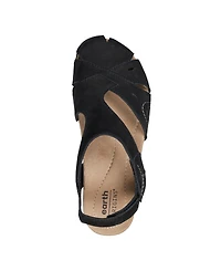 Earth Women's Birdine Cutout Flat Slingback Sandals