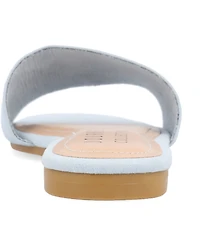 Journee Collection Women's Kolinna Slip On Flat Sandals