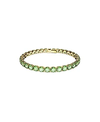 Swarovski Crystal Round Cut Matrix Tennis Bracelet