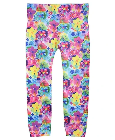 MeMoi Girls Spring Fever Seamless Flower Leggings