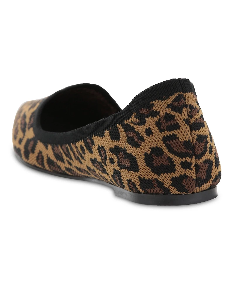 Mia Women's Elanna Knit Flats