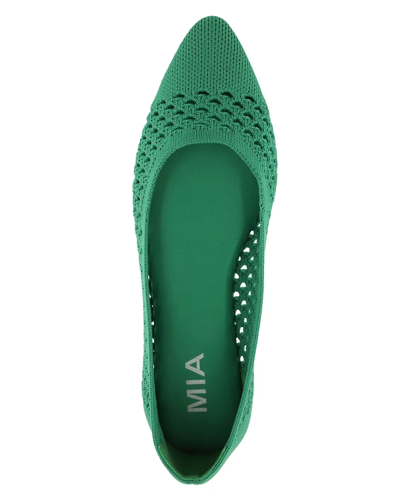 Mia Women's Lovi Pointed Toe Flats