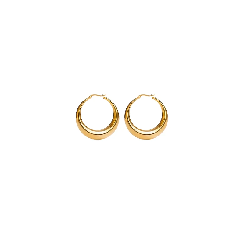 Sand Hoop Earrings