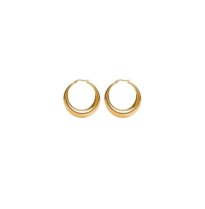 Sand Hoop Earrings