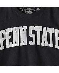 Women's Pressbox Heathered Navy Penn State Nittany Lions Two-Hit Canyon Long Sleeve T-shirt