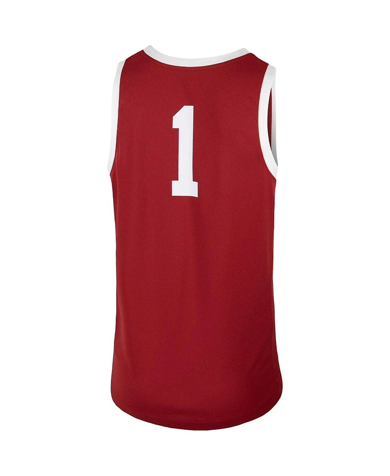 Men's Nike #1 Cardinal Stanford Cardinal Team Replica Basketball Jersey