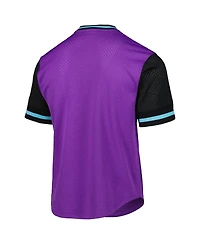 Men's Mitchell & Ness Purple Seattle Sounders Fc Mesh V-Neck T-shirt
