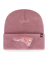 Women's '47 Brand Pink New England Patriots Haymaker Cuffed Knit Hat