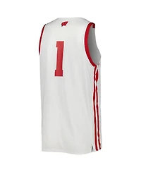 Under Armour Men's Wisconsin Badgers Replica Basketball Jersey