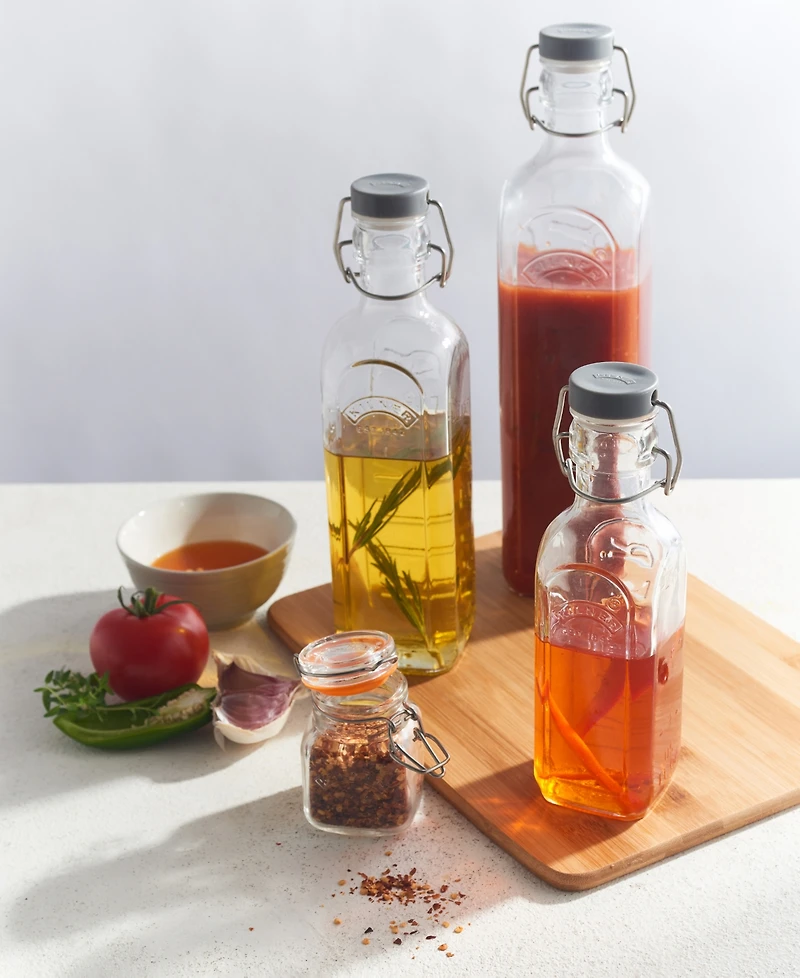 Kilner Clip Top Bottle 34 oz, Set of 6