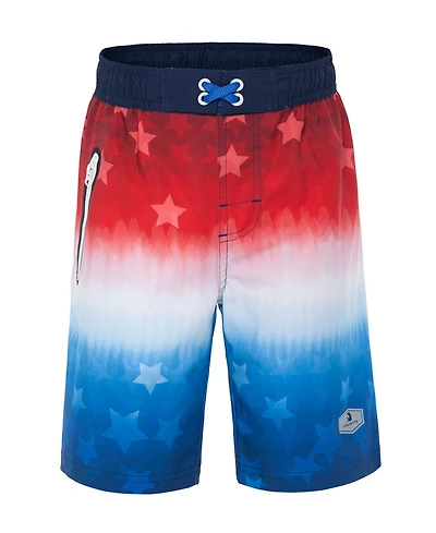 Rokka&Rolla Boys 4-Way Stretch Quick Dry Board Shorts Swim Trunks with Mesh Lining UPF50