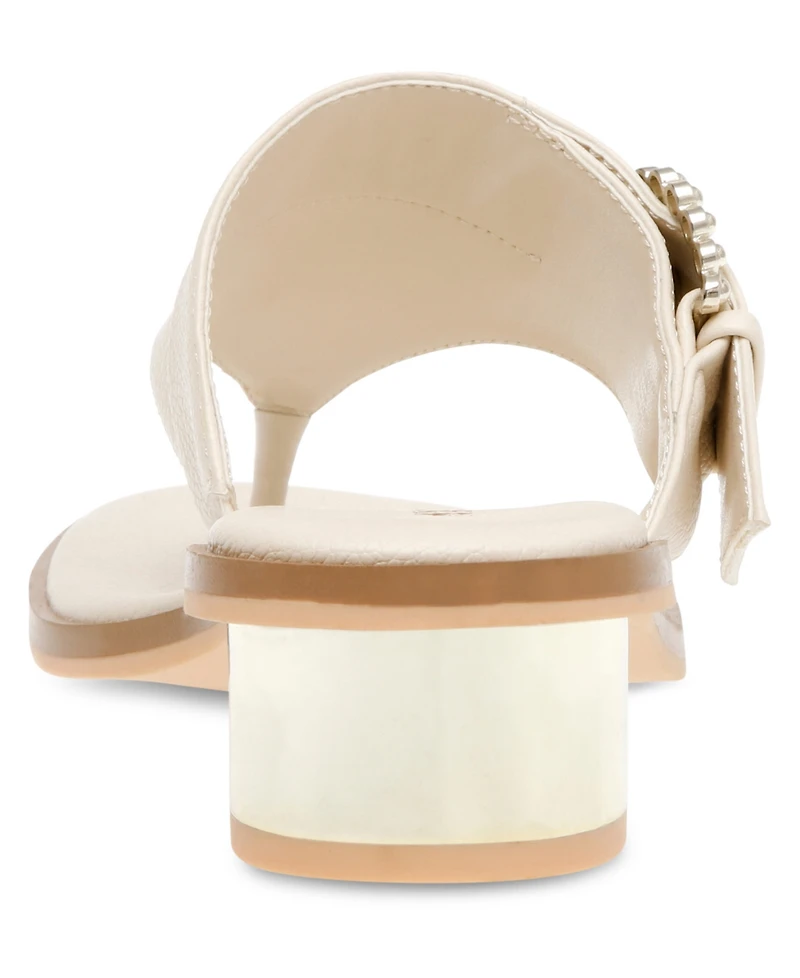 Anne Klein Women's Thessy Block Heel Sandals