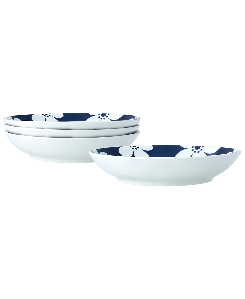 Noritake Bluefjord Set of 4 Pasta Bowls