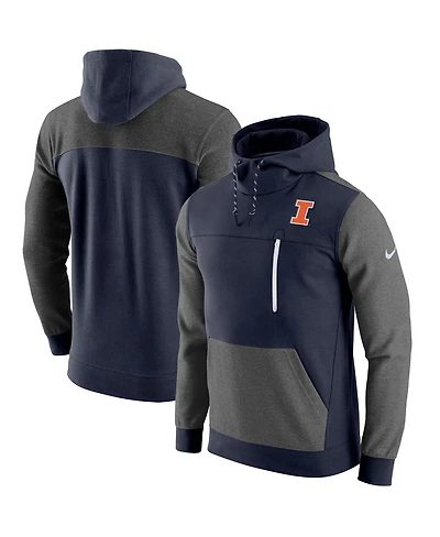Men's Nike Navy Illinois Fighting Illini Av-15 2.0 Pullover Hoodie