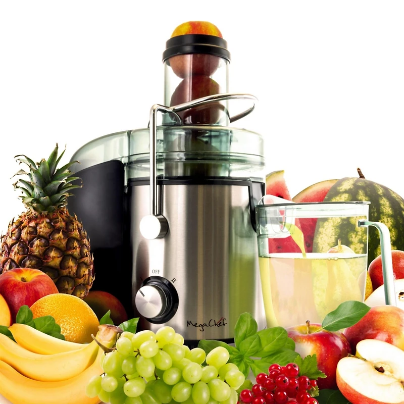 MegaChef Wide Mouth Juice Extractor with Dual Speed Centrifugal