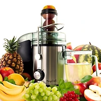 MegaChef Wide Mouth Juice Extractor with Dual Speed Centrifugal