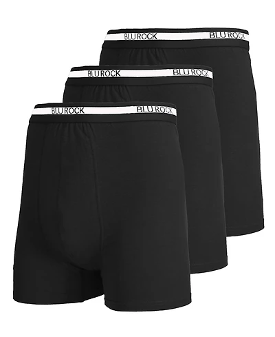 Blu Rock Men's Stretch Cotton Boxer Briefs Underwear