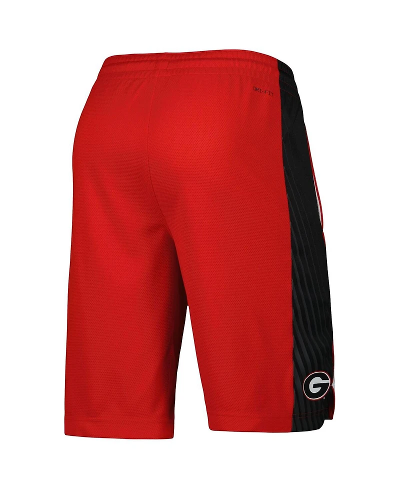 Men's Nike Red Georgia Bulldogs Replica Team Basketball Shorts