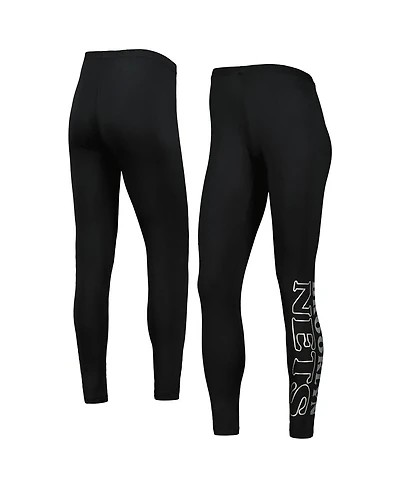 Women's G-iii 4Her by Carl Banks Black Brooklyn Nets Stadium Leggings