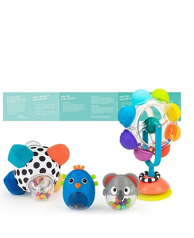 Sassy Move & Groove Baby Box Gift set, 6 Months plus