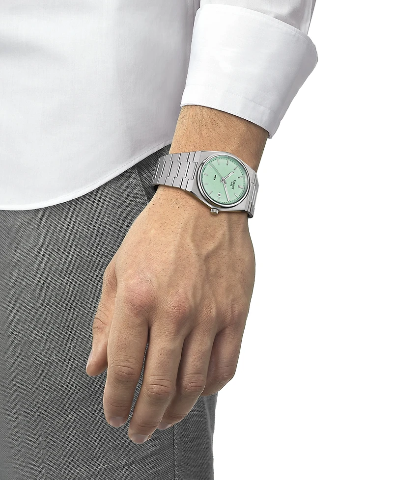 Tissot Men's Swiss Prx Stainless Steel Bracelet Watch 40mm
