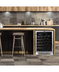 Whynter 24" Built-In 46 Bottle Undercounter Stainless Steel Wine Refrigerator
