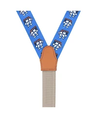 Trafalgar Men's The Royal Fortune Pirate Ship Silk Button End Suspenders
