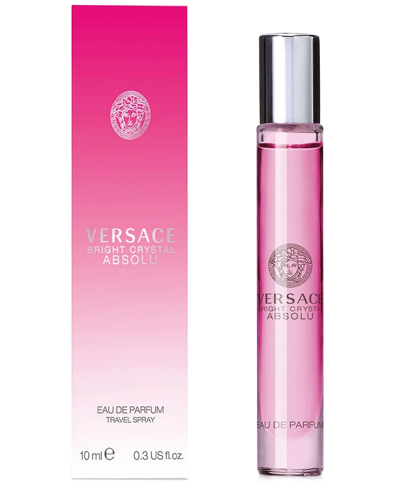 Versace Bright Crystal Absolu Eau de Parfum Travel Spray, 0.3 oz.