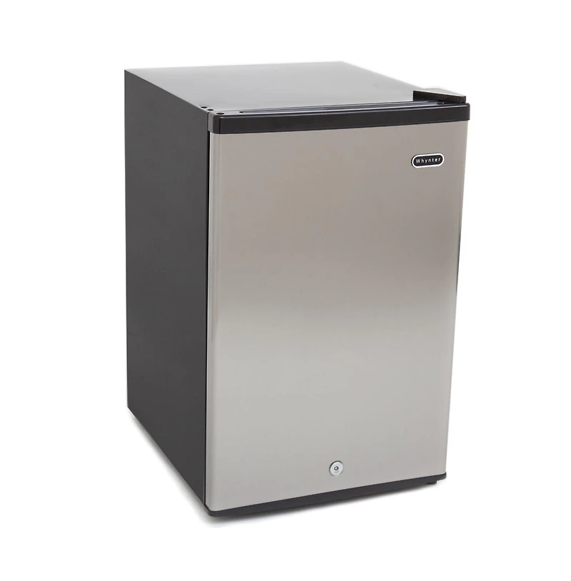 Whynter 3.0 cu. ft. Energy Star Upright Freezer with Lock - Stainless Steel