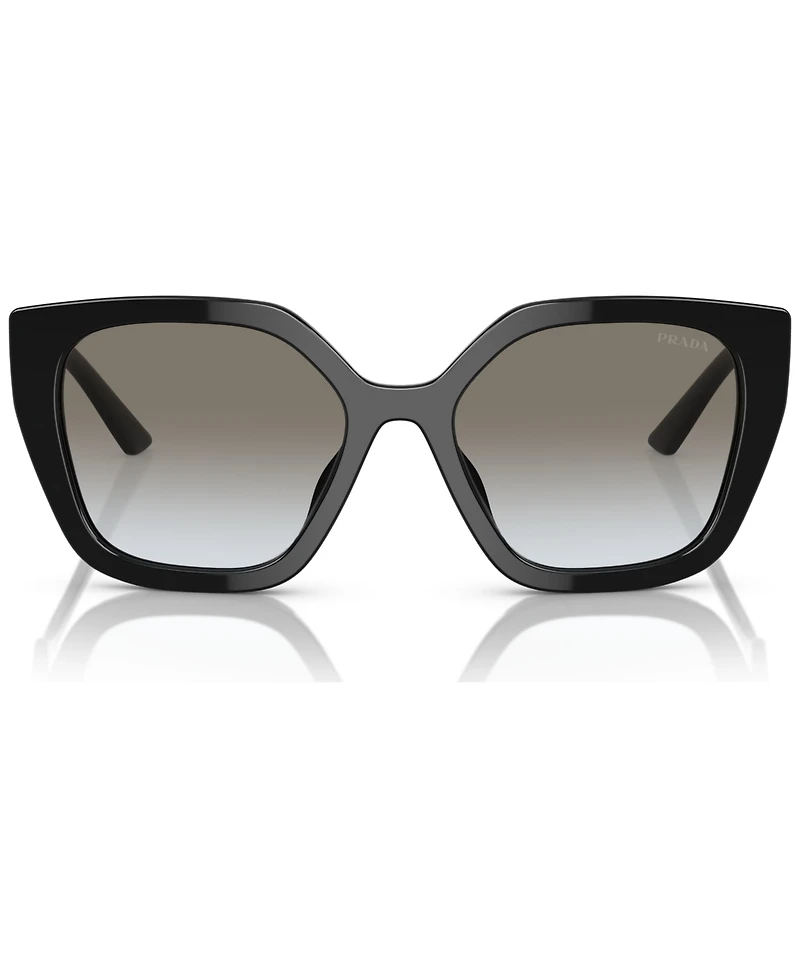 Prada Monochrome Rectangular Women's Sunglasses