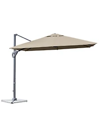 Patio Offset Cantilever Umbrella Aluminum Rotation Tilt
