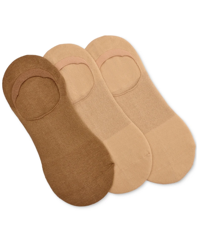 Hue Women's 3-Pk. Arch Hug No-Show Liner Socks U23201